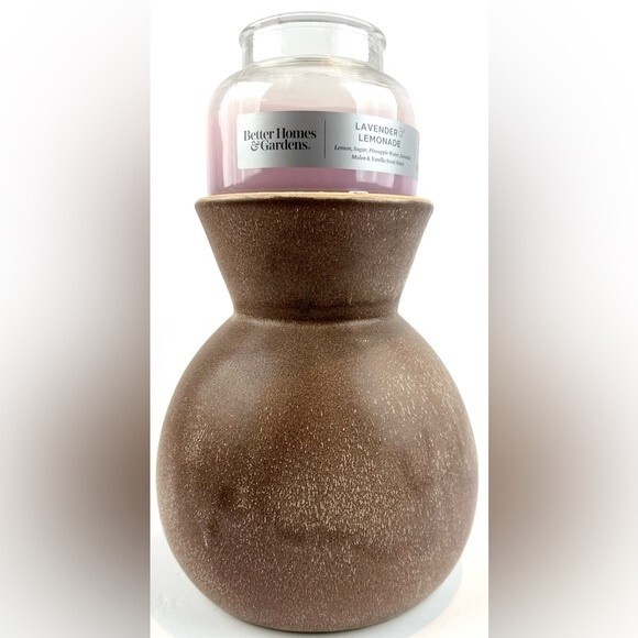 Sandy Brown Desert Sand Ceramic Urn Vase 9” x 6.5” - Picture 8 of 8